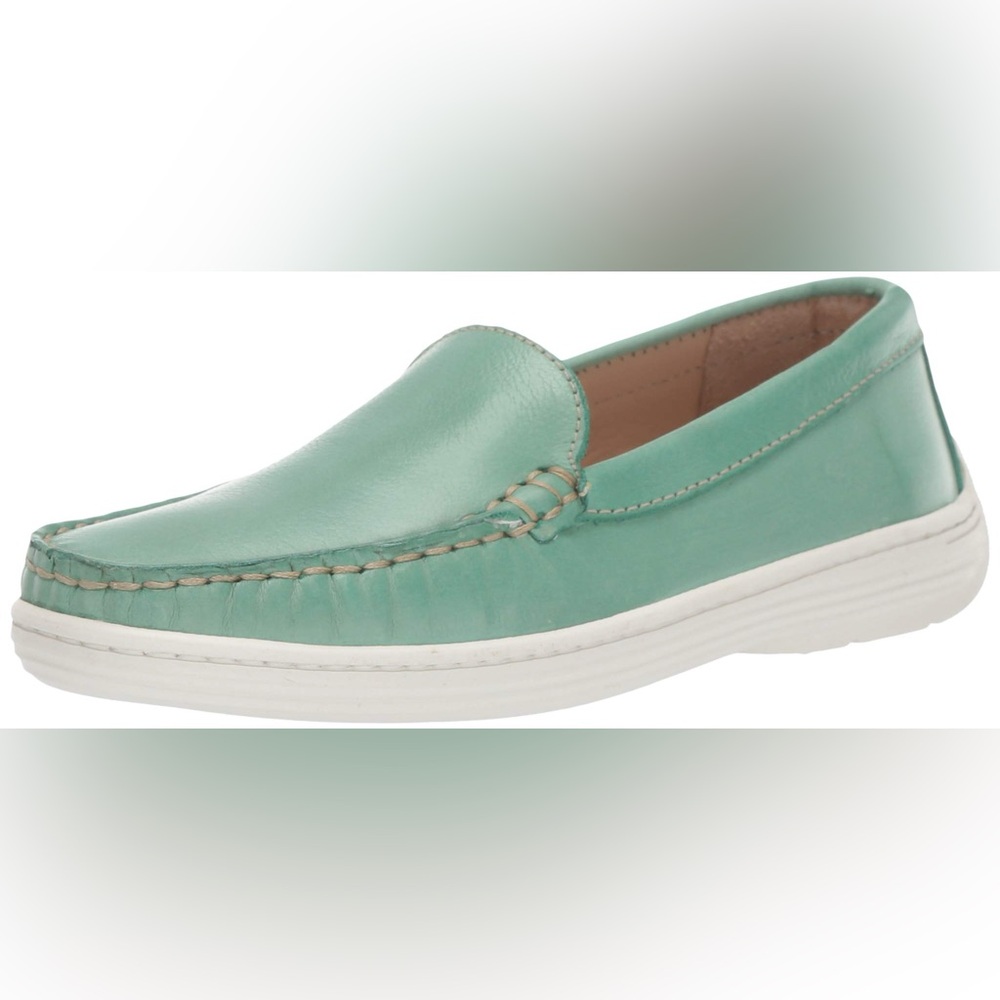 Driver Club USA San Diego Leather Loafers Unisex LITTLE KIDS Size 10.5 Green
